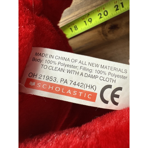 Clifford Red Dog Plush Scholastic Jumbo Large 25" Stuffed Animal Storybook GUC - Picture 8 of 9